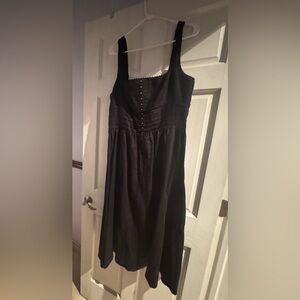 Reformation Black Tagilatelle Dress